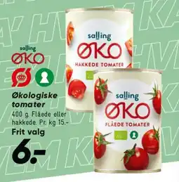 Bilka Økologiske flåede tomater tilbud