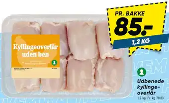Bilka Kyllingeoverlår uden ben tilbud