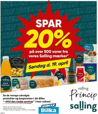 Bilka SPAR 20% tilbud