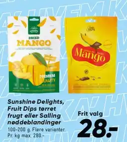 Bilka Sunshine Delights / Fruit Dips / Mango tilbud