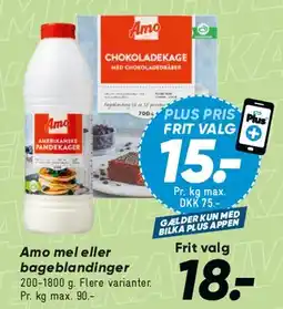 Bilka Amo mel / bageblandinger tilbud