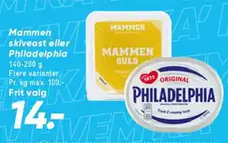 Bilka Mammen skivetost eller Philadelphia tilbud