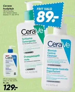 Bilka CeraVe hudpleje (cleansers) tilbud
