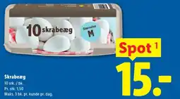 Lidl Skrabeæg tilbud
