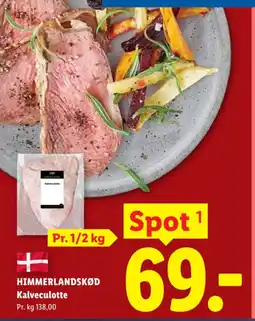 Lidl HIMMERLANDSKØD Kalveculotte tilbud