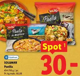 Lidl SOL&MAR Paellla tilbud