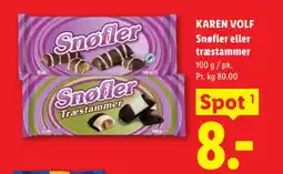 Lidl KAREN VOLF Snøfler eller træstammer tilbud