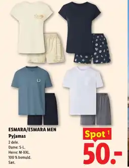 Lidl ESMARA/ESMARA MEN Pyjamas tilbud