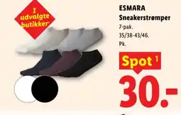 Lidl ESMARA Sneakerstrømper tilbud