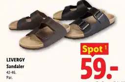 Lidl LIVERGY Sandaler tilbud