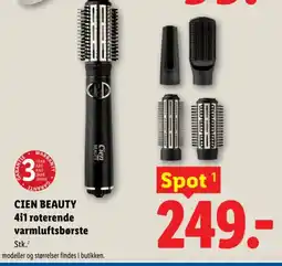 Lidl CIEN BEAUTY 4i1 roterende varmluftsbørste tilbud