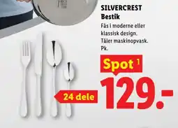 Lidl SILVERCREST Bestik tilbud