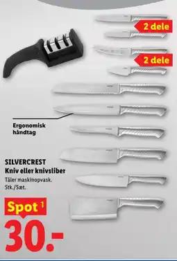 Lidl SILVERCREST Kniv eller knivsliber tilbud