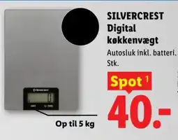 Lidl SILVERCREST Digital køkkenvægt tilbud