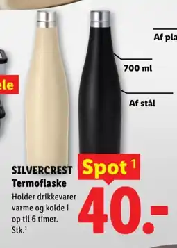 Lidl SILVERCREST Termoflaske tilbud