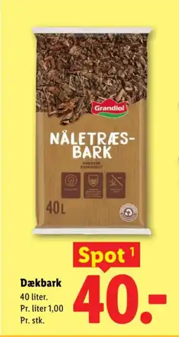 Lidl Dækbark tilbud