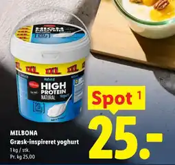 Lidl MILBONA Græsk-inspireret yoghurt tilbud