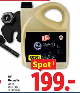 Lidl W5 Motorolie tilbud