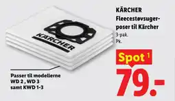 Lidl KÄRCHER Fleecestøvsuger- poser til Kärcher tilbud