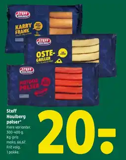 Coop 365 Steff Houlberg pølser tilbud
