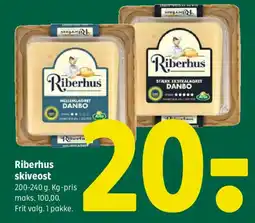 Coop 365 Riberhus skiveost tilbud