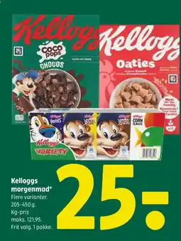 Coop 365 Kelloggs morgenmad tilbud