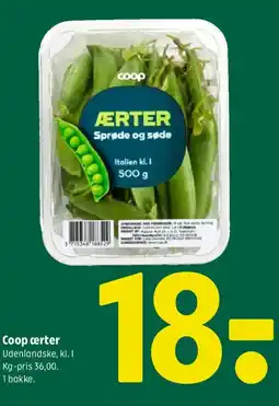 Coop 365 Coop ærter tilbud