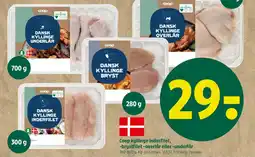 Coop 365 Coop kyllinge inderfilet, -brystfilet-overlår eller -underlår tilbud