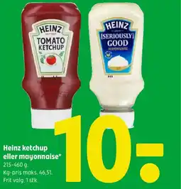 Coop 365 Heinz ketchup eller mayonnaise tilbud
