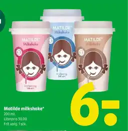 Coop 365 Matilde milkshake tilbud