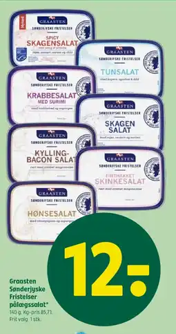 Coop 365 Graasten Sønderjyske Fristelser pålægssalat tilbud