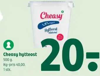 Coop 365 Cheasy hytteost tilbud