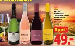 Lidl ARESTEL/ VEGA ESLORA Cava DO Brut, Perfecto Rosado, hvidvin eller rødvin tilbud