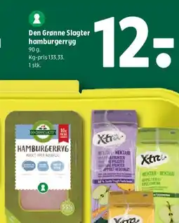 Coop 365 Den Grønne Slagter hamburgeryg tilbud