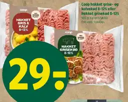 Coop 365 Hakket gris & kalv 8-12% tilbud