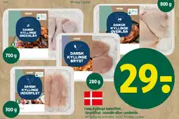 Coop 365 Coop kyllinge - inderfilet / brystfilet / overlår / underlår tilbud