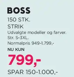 Salling BOSS STRIK tilbud