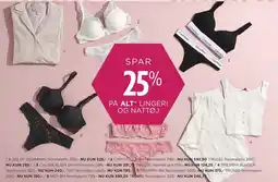 Salling Alt lingeri og nattøj (25% rabat) tilbud