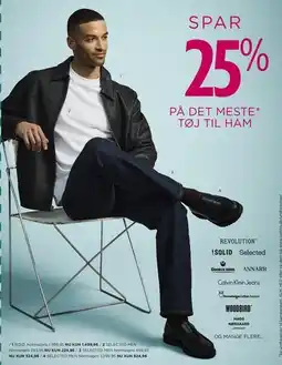 Salling Spar 25% - På det meste tøj til ham tilbud
