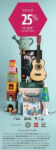 Salling SPAR 25% PÅ ALT* LEGETØJ tilbud