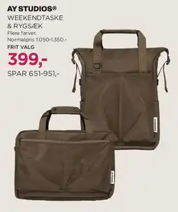 Salling WEEKENDTASKE & RYGSÆK tilbud