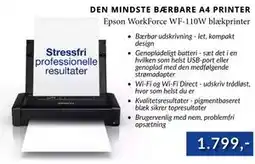 CBC Epson WorkForce WF-110W blækprinter tilbud