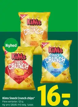 Coop 365 Kims Snack Crunch chips tilbud