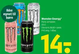 Coop 365 Monster Energy tilbud