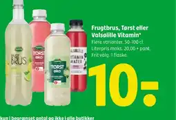 Coop 365 Frugtbrus, Tørst eller Valsølille Vitamin tilbud