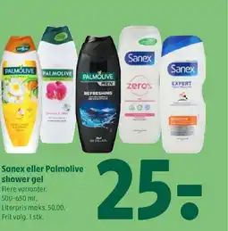 Coop 365 Sanex eller Palmolive shower gel tilbud