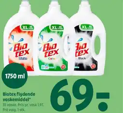 Coop 365 Biotex flydende vaskemiddel tilbud