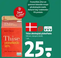 Coop 365 Thise økologisk piskefløde tilbud