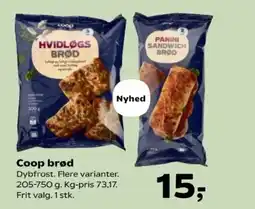 SuperBrugsen Coop brød tilbud