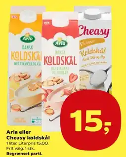 SuperBrugsen Arla eller Cheasy koldskål tilbud